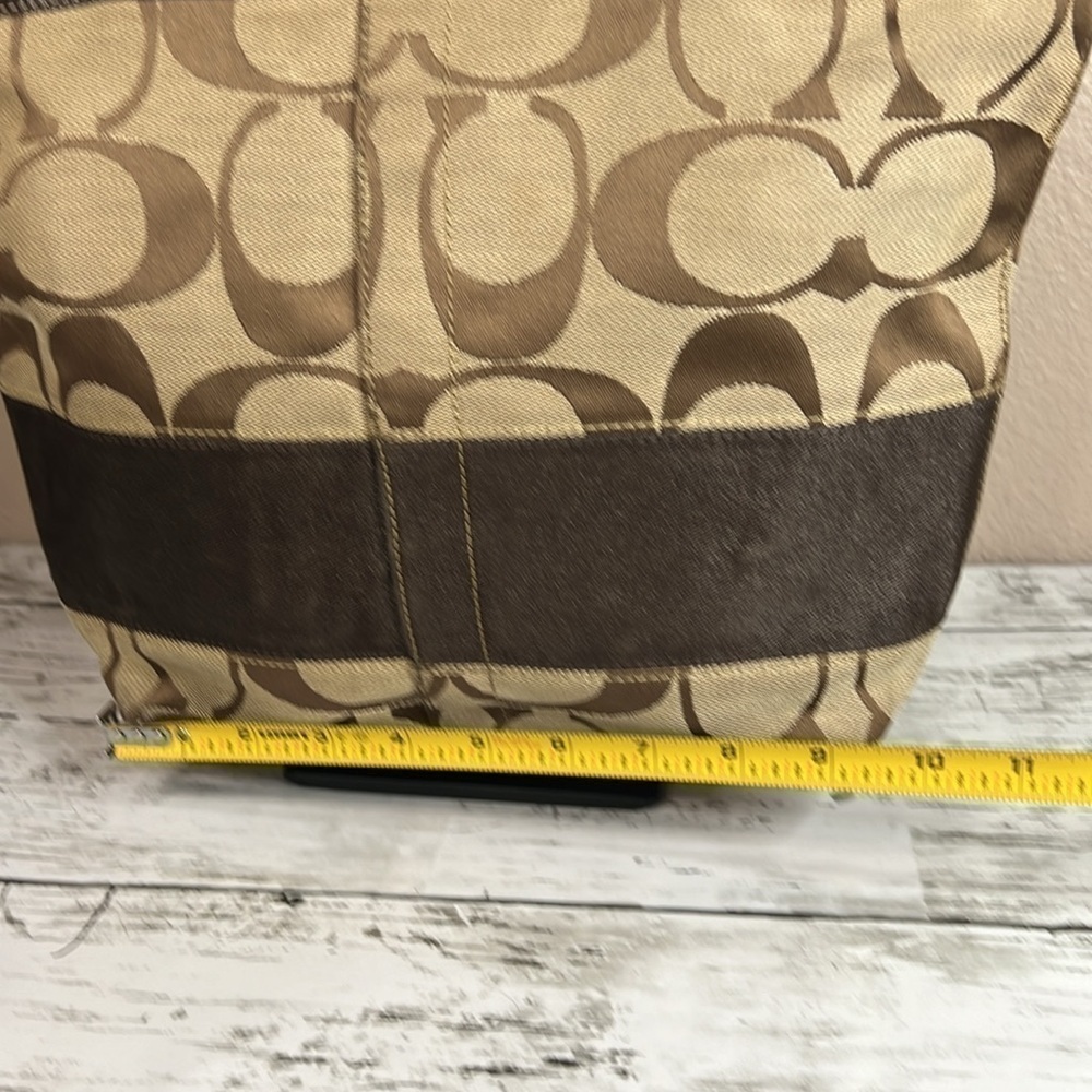 Coach Canvas Shoulder Bag - Picture 10 of 15